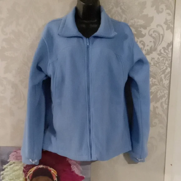 Columbia Women's Sky Blue Fleece Jacket - Picture 2 of 5